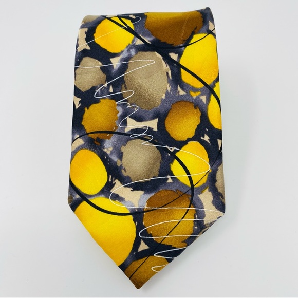 J GARCIA Courtyard Performance Watercolor Collection Artist Proof No. 9 Silk Tie - Picture 11 of 11